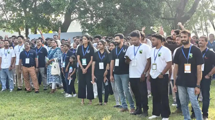 The Ucartz team with fellow attendees at WordCamp Kerala in Kozhikode