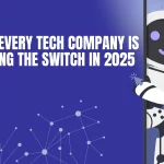 Illustration of a robot symbolizing why tech companies are switching to GPU dedicated servers in 2025