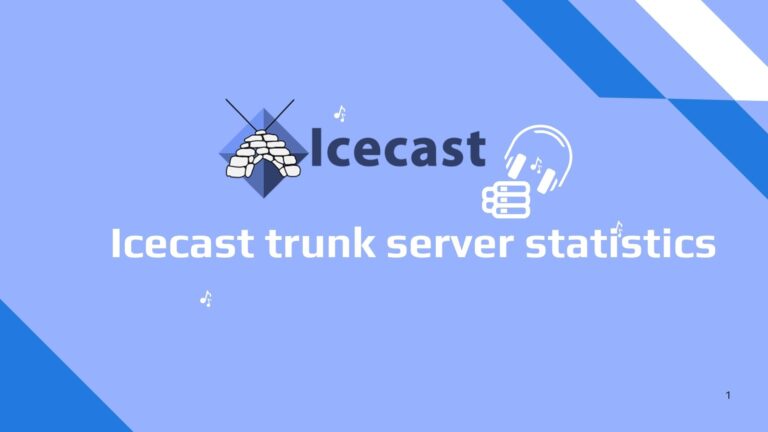 Understanding Icecast server stats