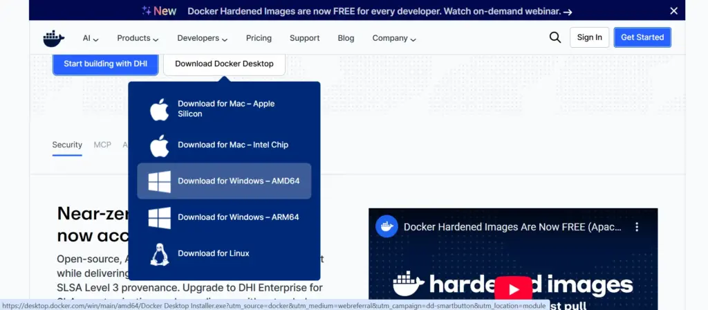 install docker