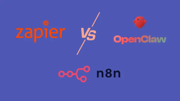 comparison of openclaw,n8n and zapier