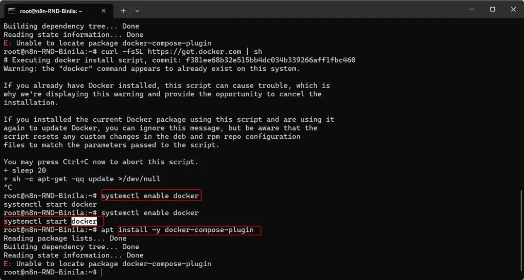 docker install