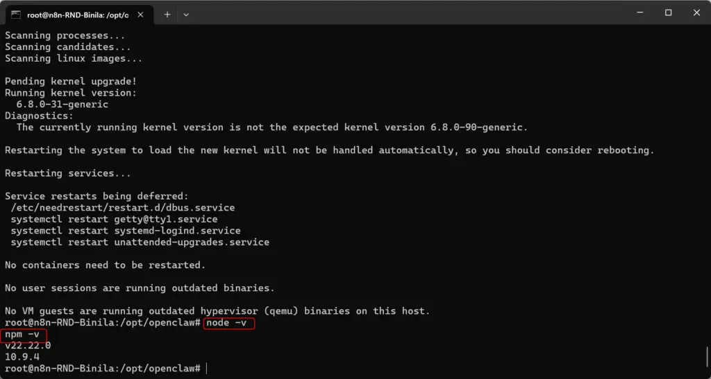 node npm