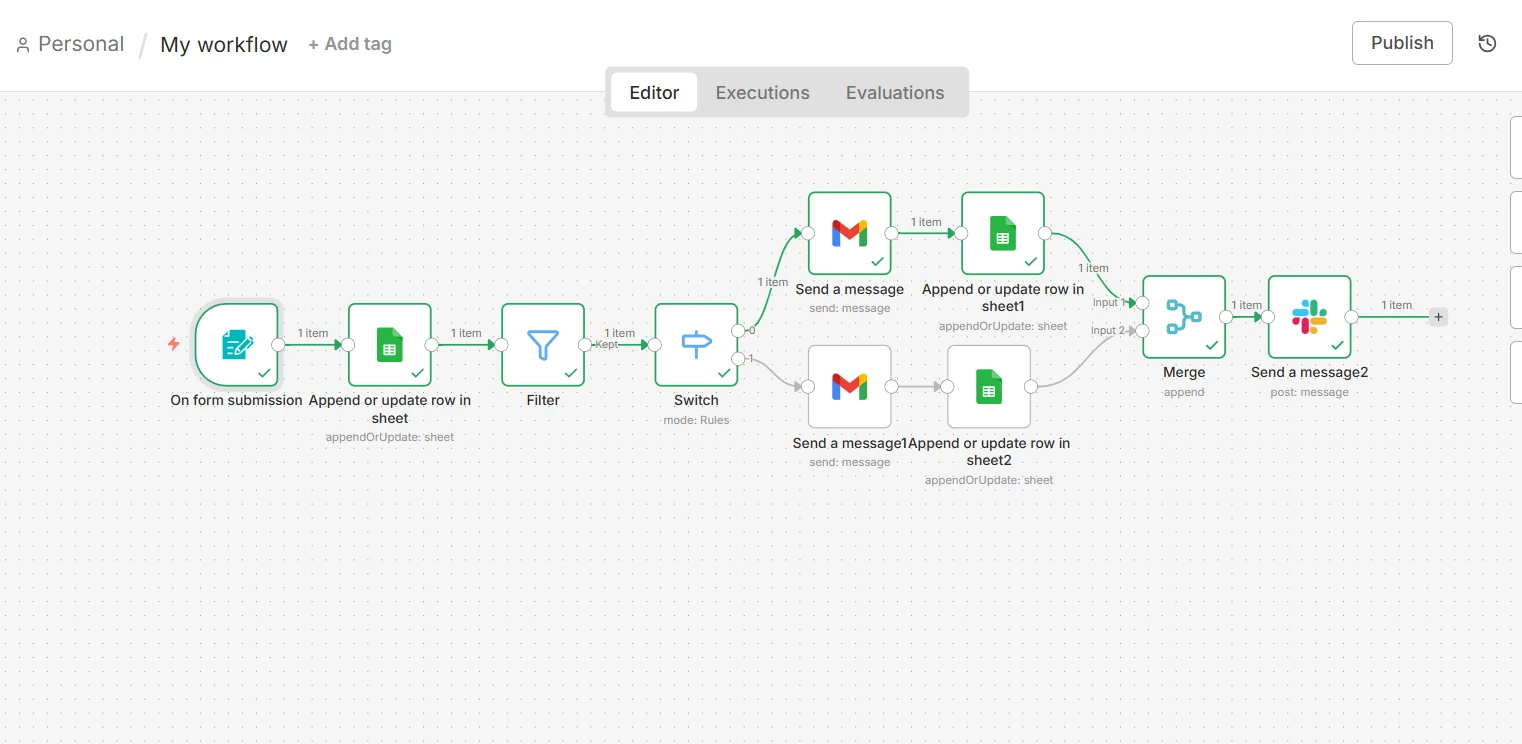 Lead automation workflow