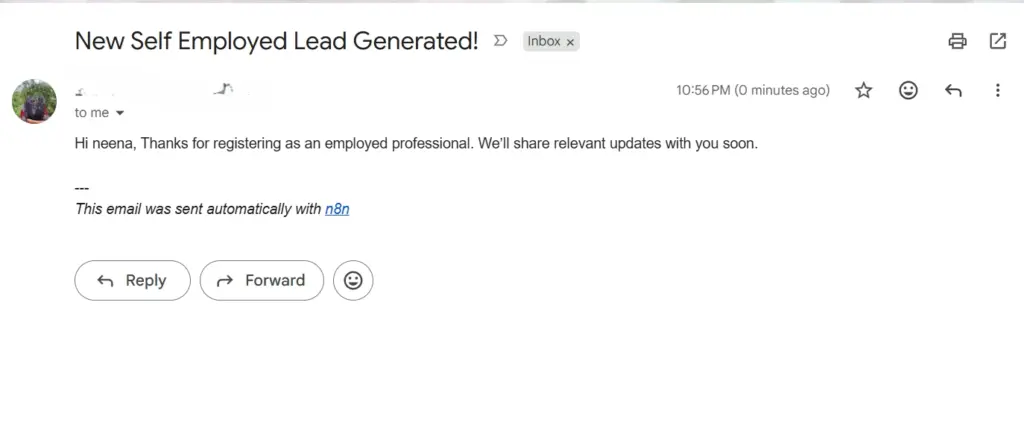 gmail output