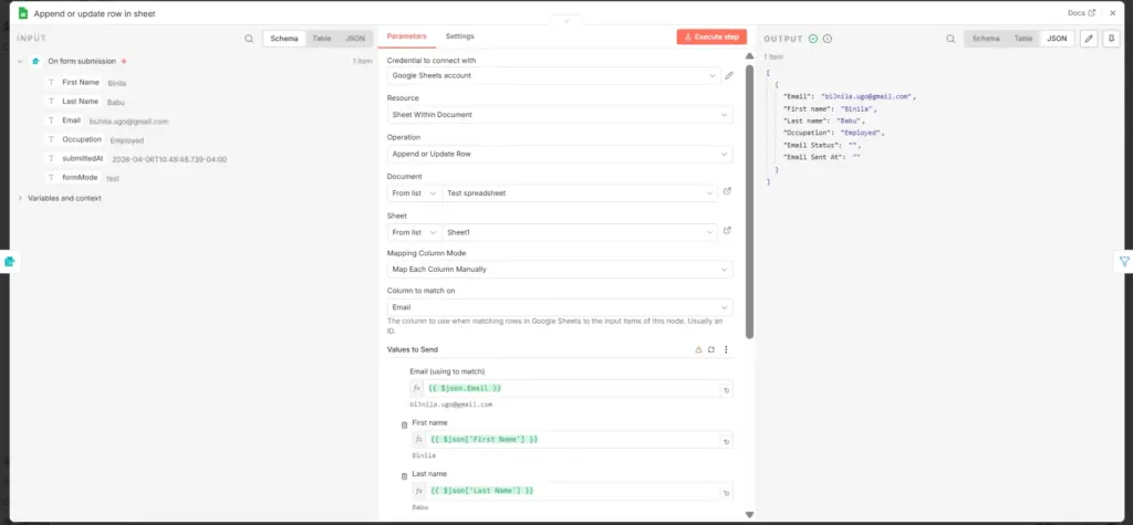 sheet database