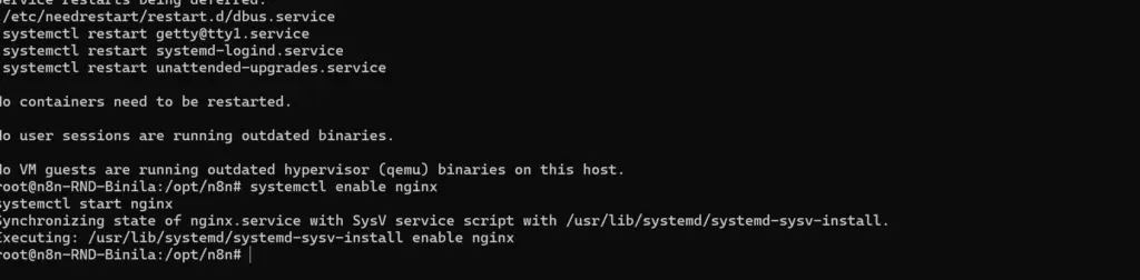 system restart