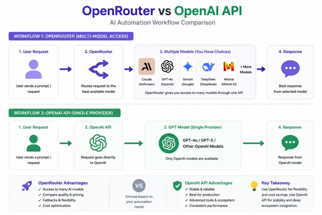difference between openrouter and open ai api