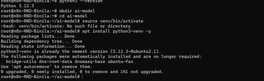 python install