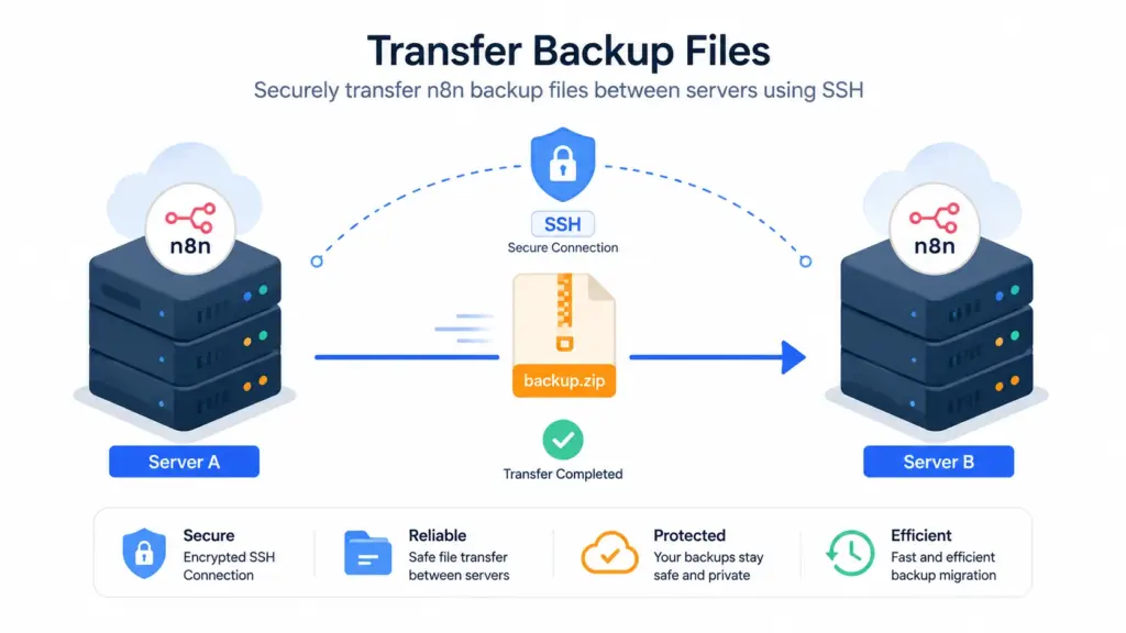 transfer backup files