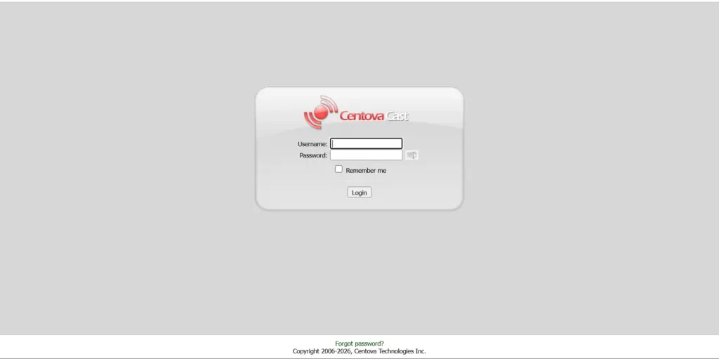 centova login