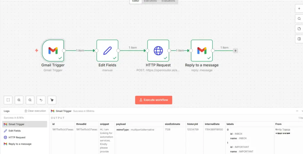 gmail trigger node