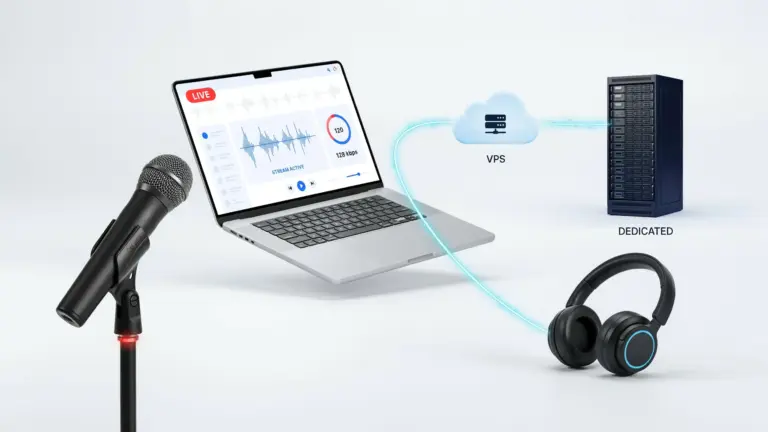 VPS or Dedicated Server for Online Radio Hosting