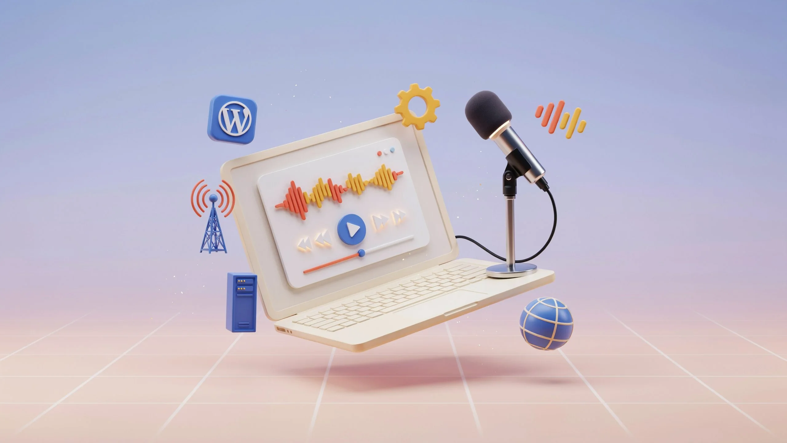 radio hosting centova cast with wordpress website