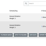 AutoDJ scheduling playlist