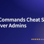 Linux Commands Cheat Sheet for Server Admins