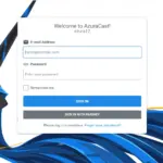 login screen azuracast
