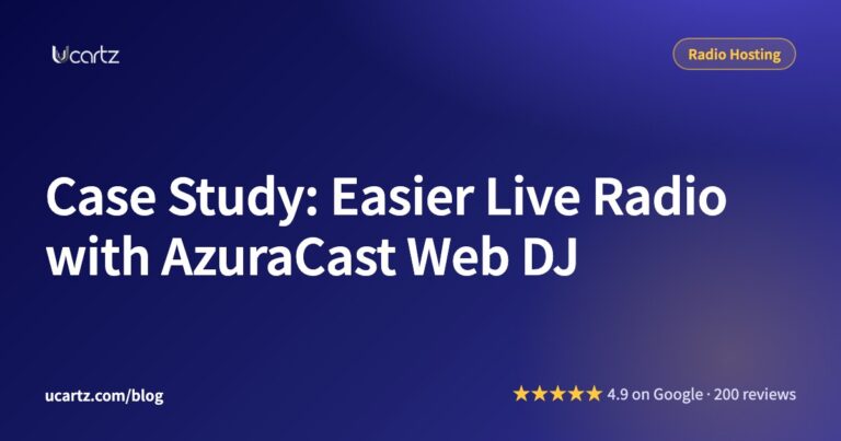 Case study: easier live radio with AzuraCast Web DJ