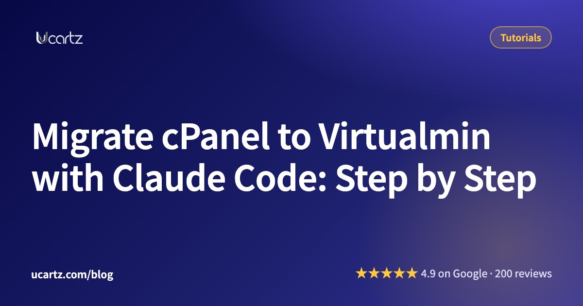 Migrate cPanel to Virtualmin with Claude Code: Step by Step