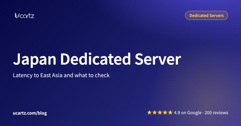 Japan Dedicated Server: Latency to East Asia and What to Check