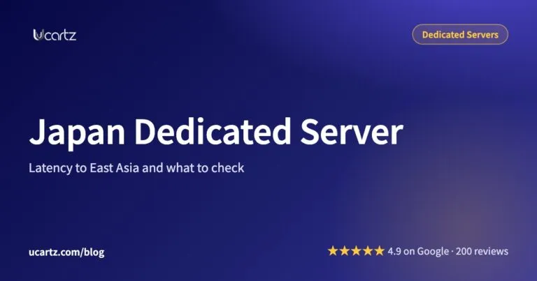 Japan Dedicated Server: Latency to East Asia and What to Check