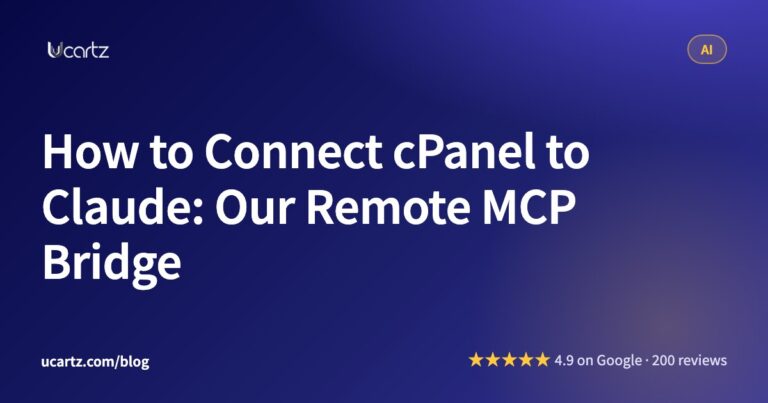 How to Connect cPanel to Claude: Our Remote MCP Bridge