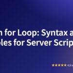 Python for Loop: Syntax and Examples for Server Scripts