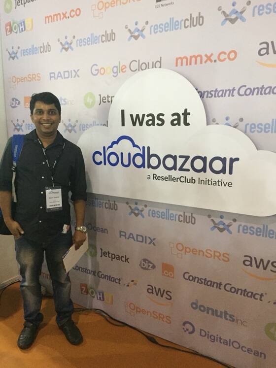 At the Cloud Bazaar 2017 event in Mumbai