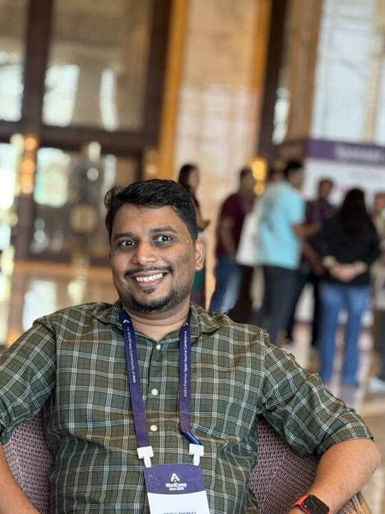 Ebin V Thomas at WordCamp Asia 2026