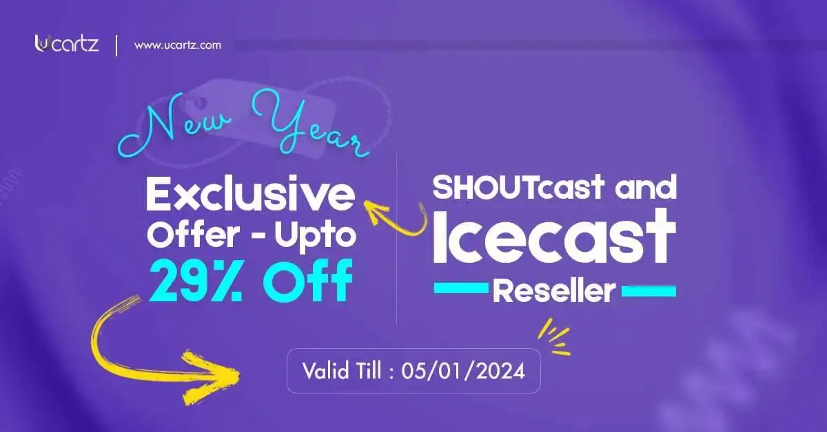 SHOUTcast / Icecast Reseller Discount coupon