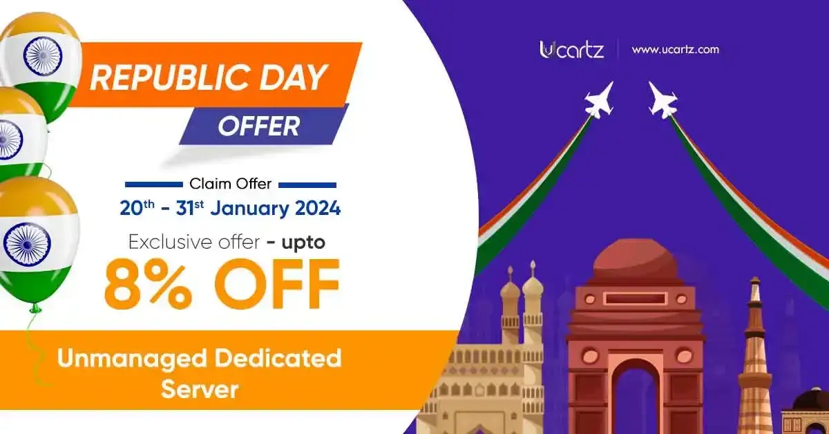 Ucartz republic day server offer