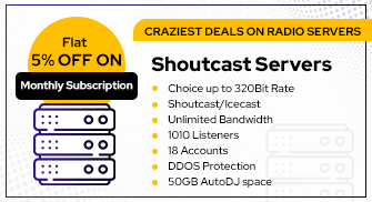 Shoutcast server offer