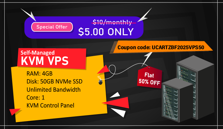 Ucartz Self-Managed KVM server